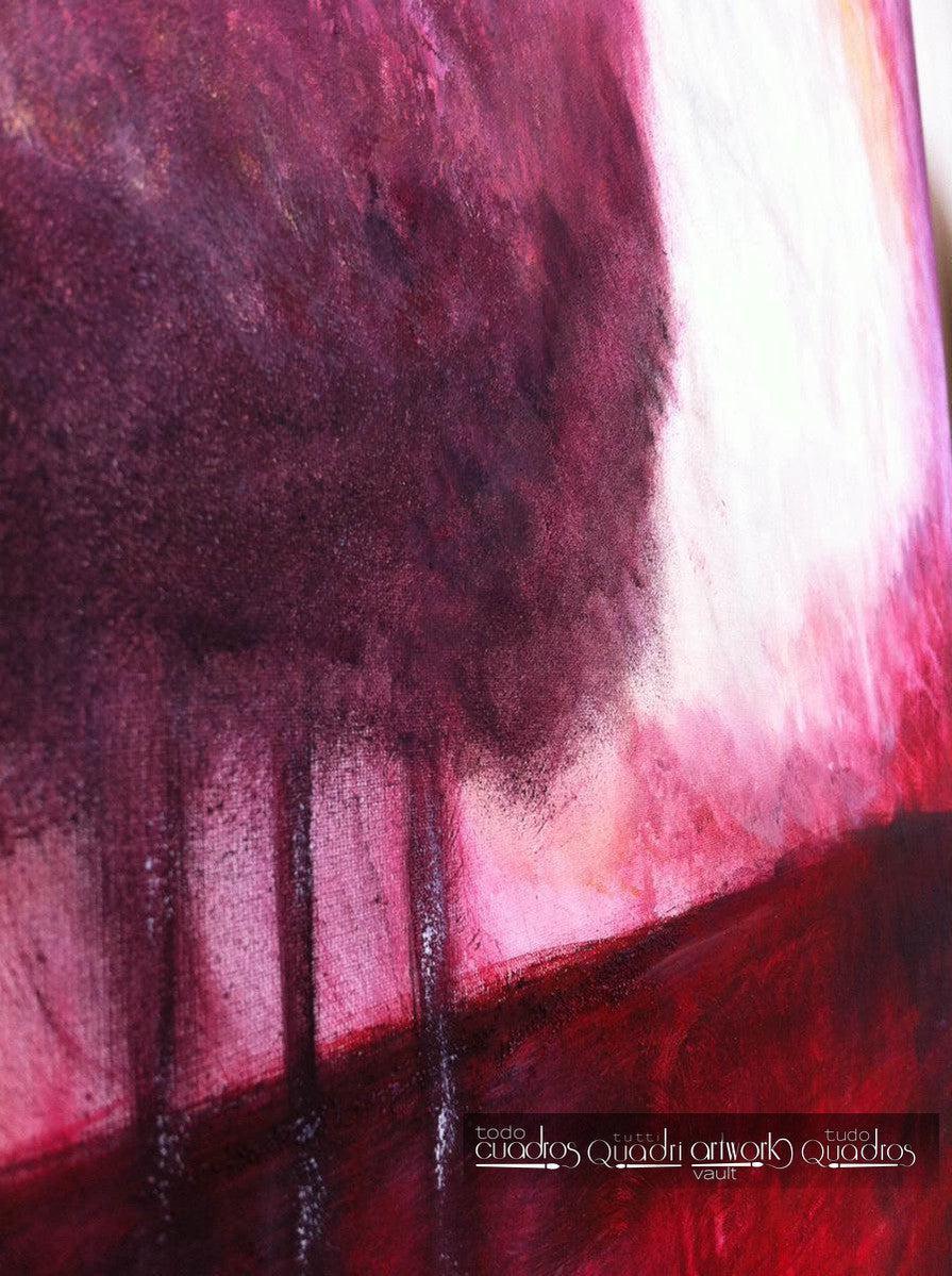 Gemälde "Rote Linie" <br /> A. Croxatto (2015)