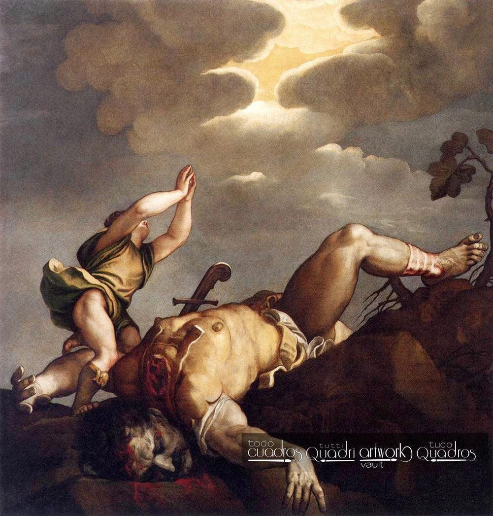 David und Goliath, Tizian