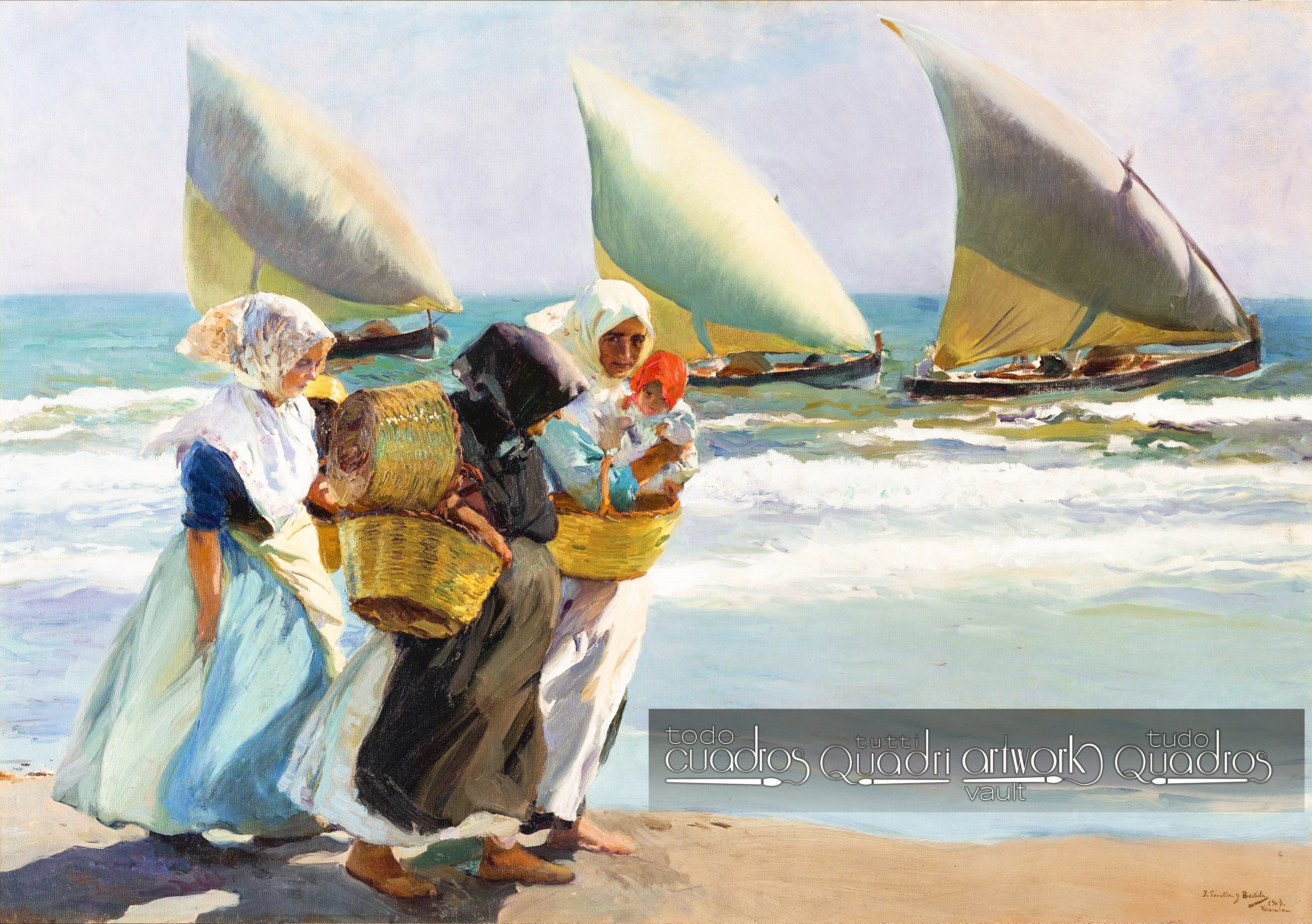 Die drei Segel, Sorolla