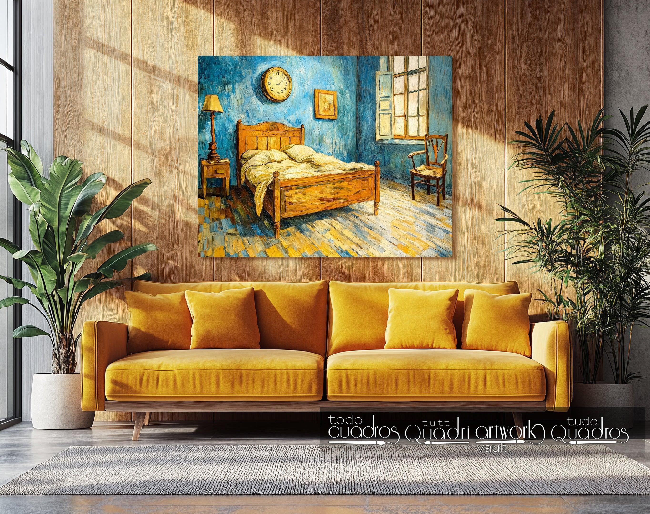 Vincents Zimmer, im Stil von Van Gogh