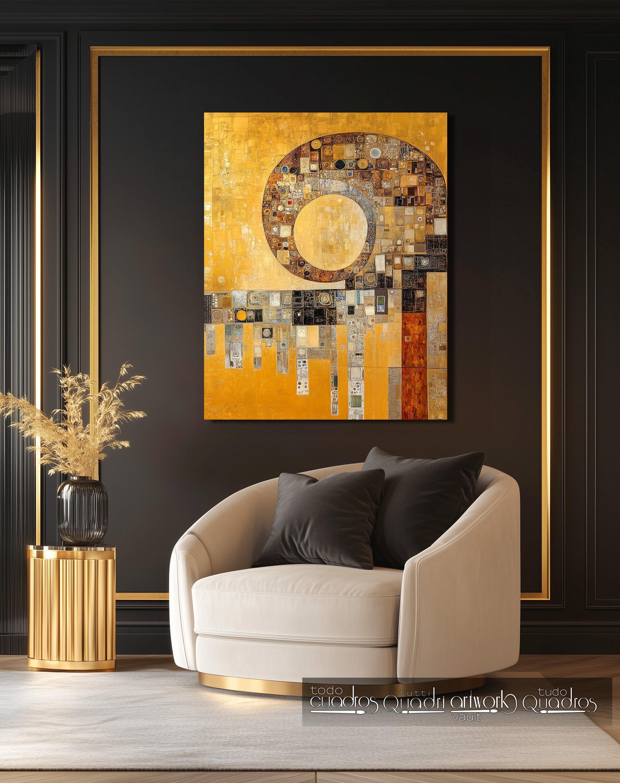 Goldene Echos, im Stil von Klimt
