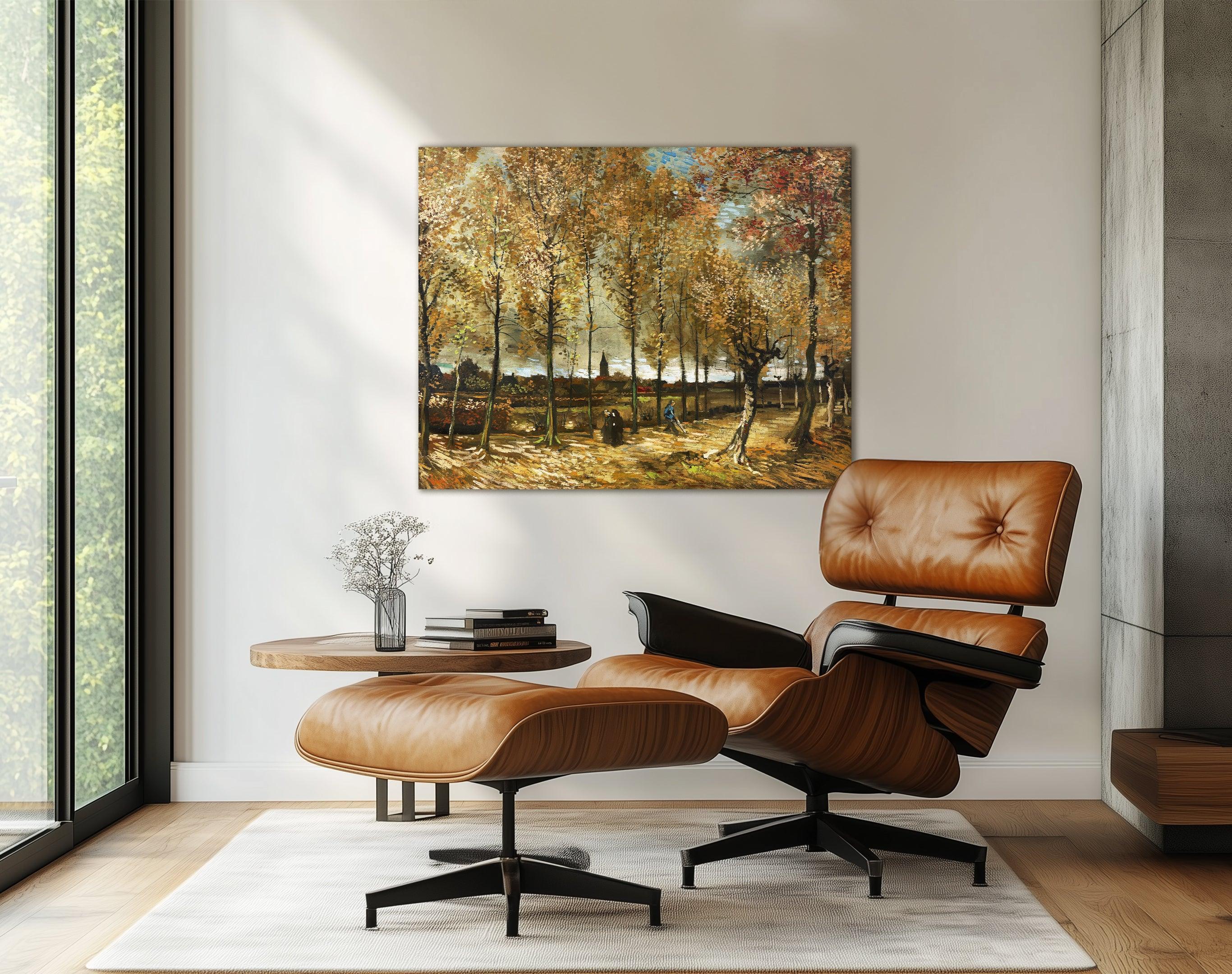 Pappeln in Nuenen, Van-Gogh