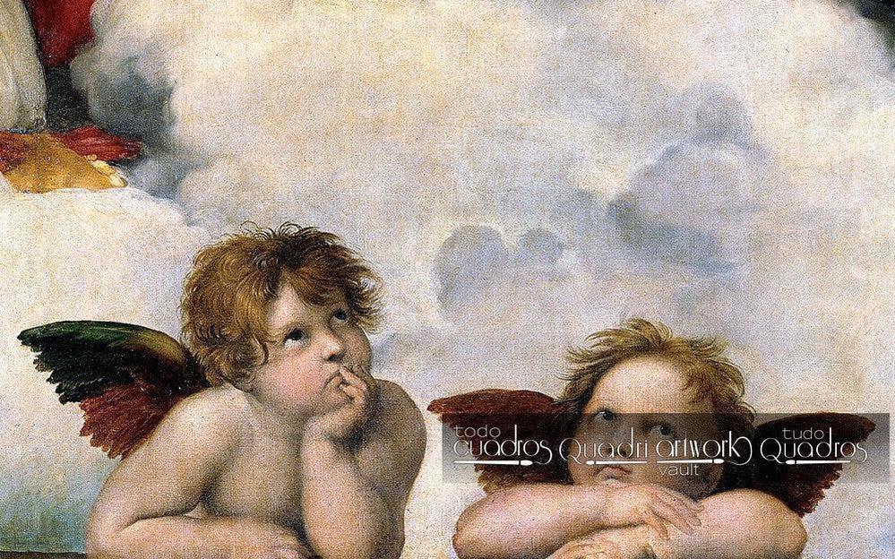 Sixtinische Madonna, Raffael (Engel)