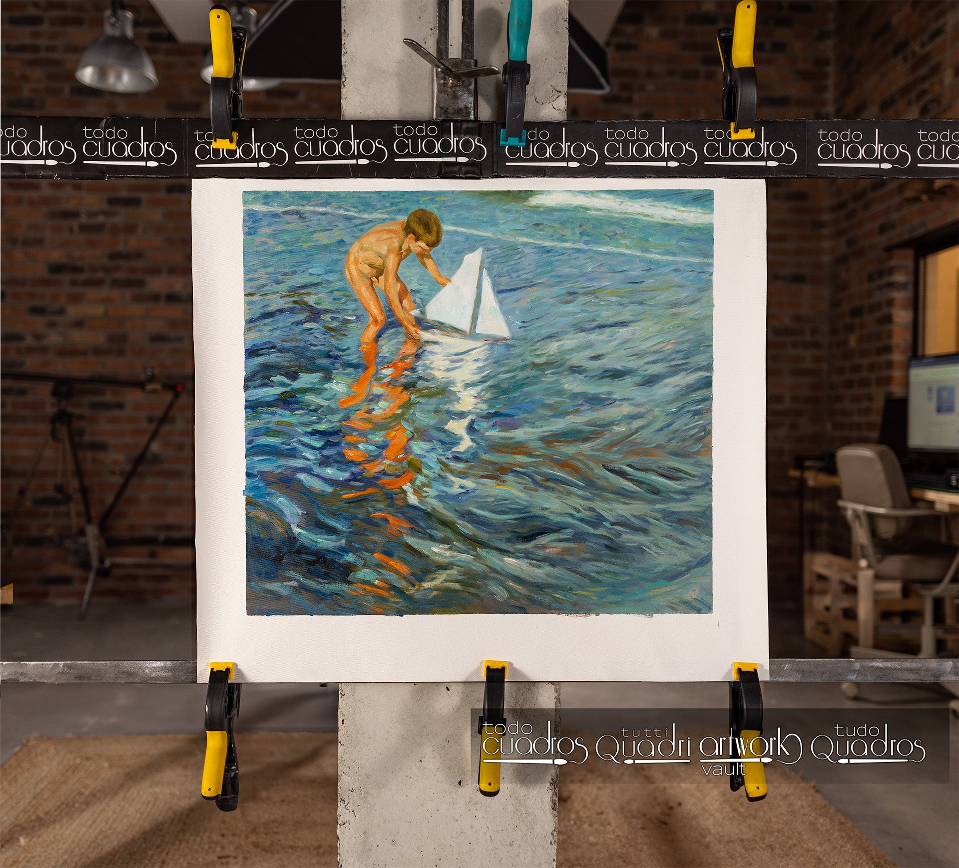 Das kleine Segelboot, Sorolla