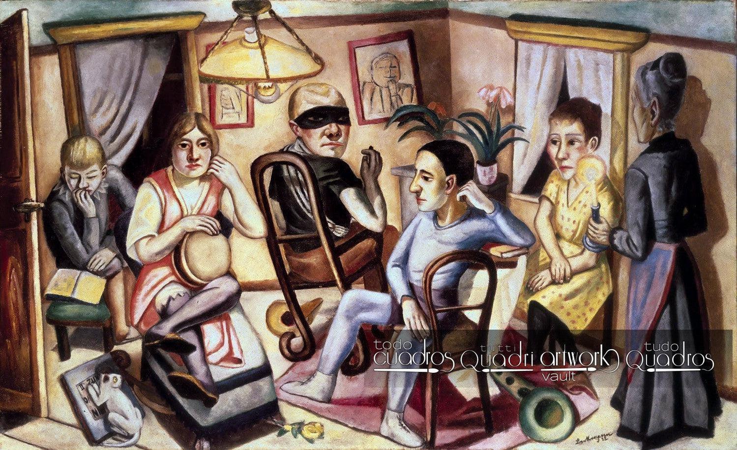 Vor dem Maskenball, Max Beckmann