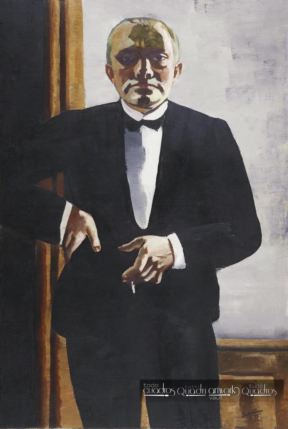 
Selbstbildnis im Smoking, Max Beckmann