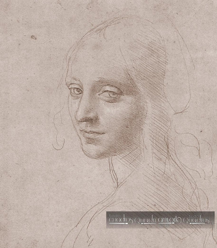 Kopf eines jungen Mädchens, Leonardo da Vinci