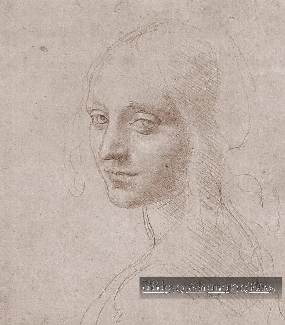 Kopf eines jungen Mädchens, Leonardo da Vinci