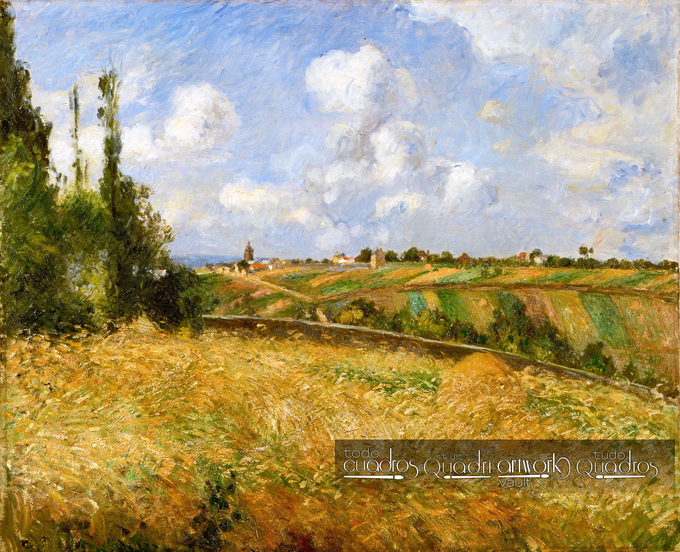 Ein Roggenfeld, Pissarro
