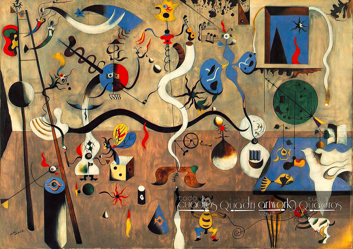 Karneval des Harlekins, Miró