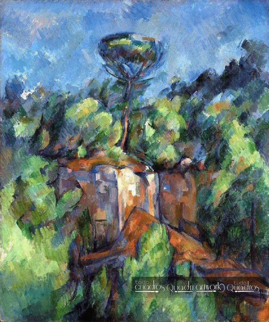 Steinbrüche von Bibémus, Cézanne
