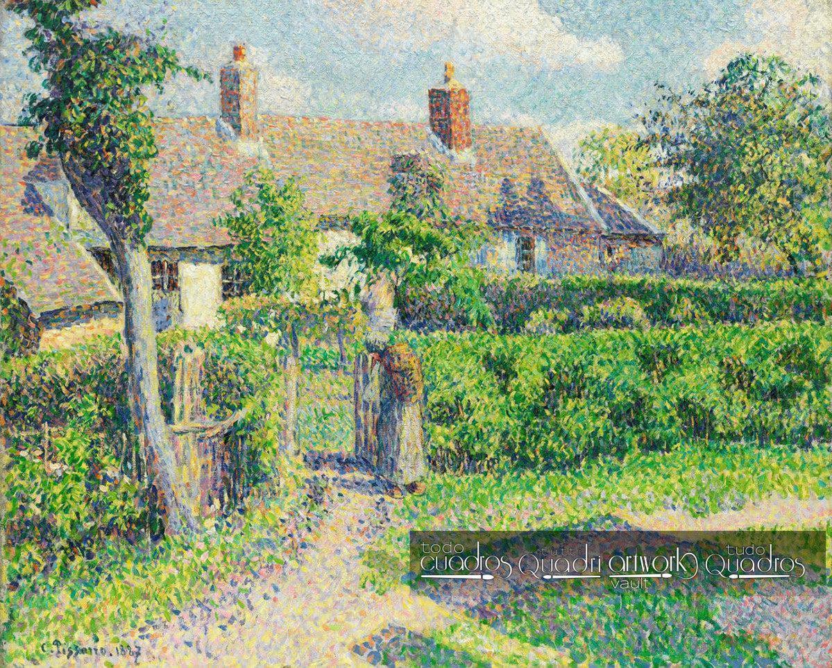 Bauernhäuser, Éragny. Pissarro