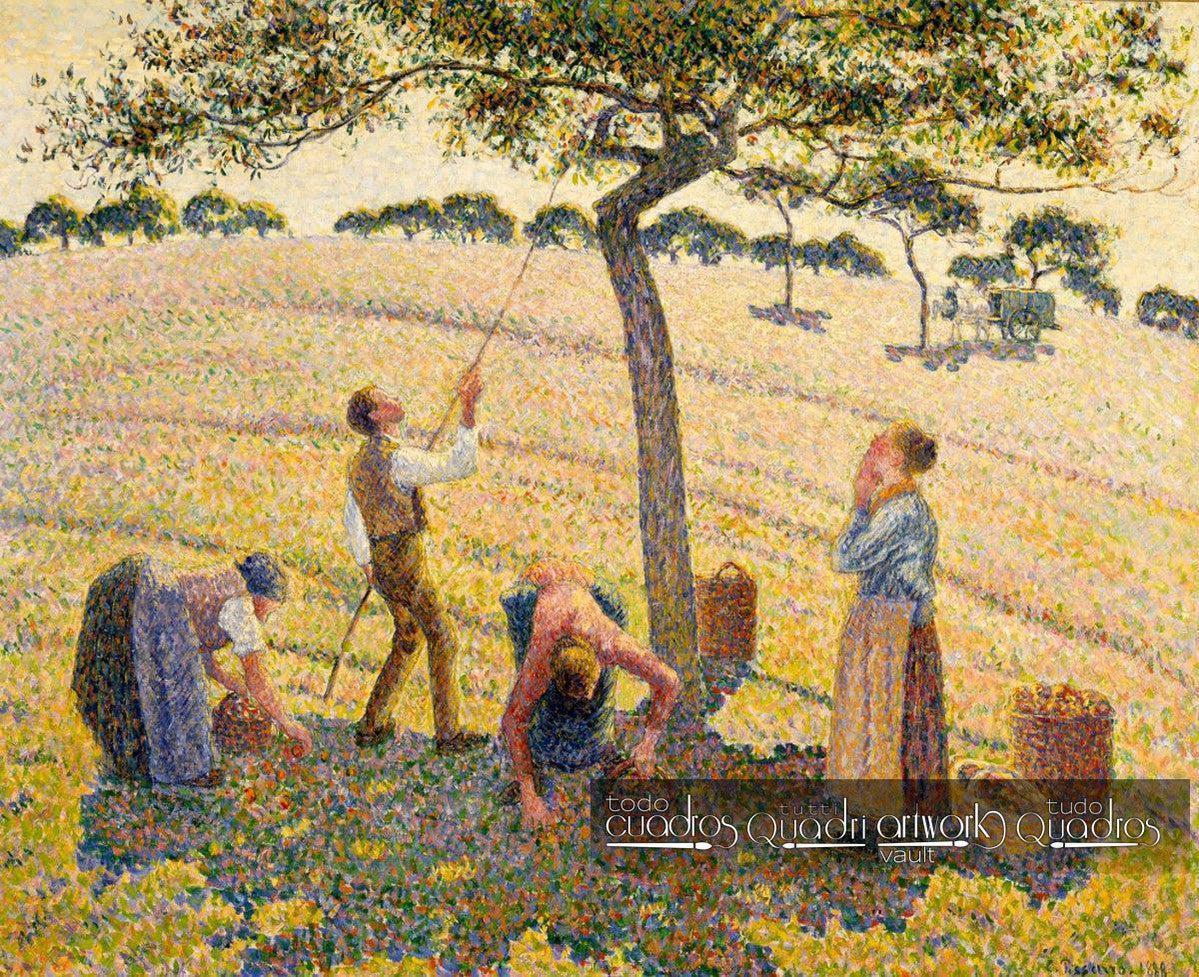 Apfelernte in Eragny, Pissarro