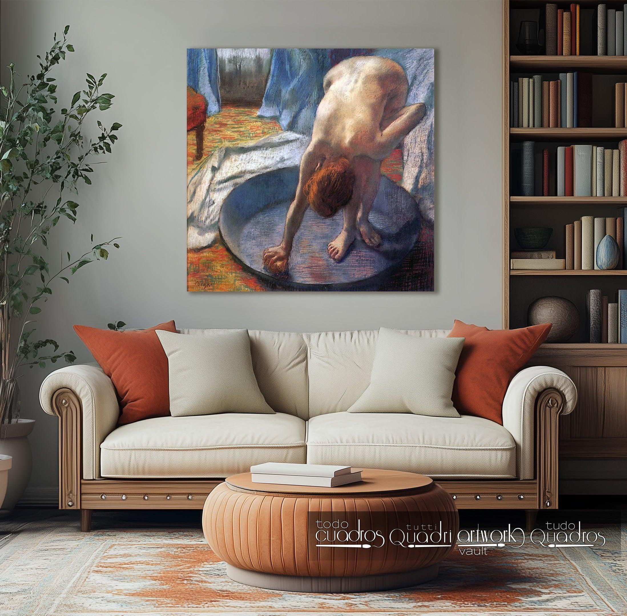 Frau mit der Waschschüssel, Degas