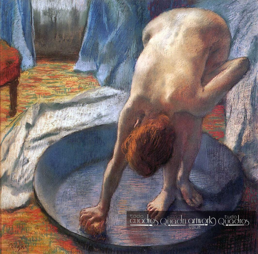 Frau mit der Waschschüssel, Degas