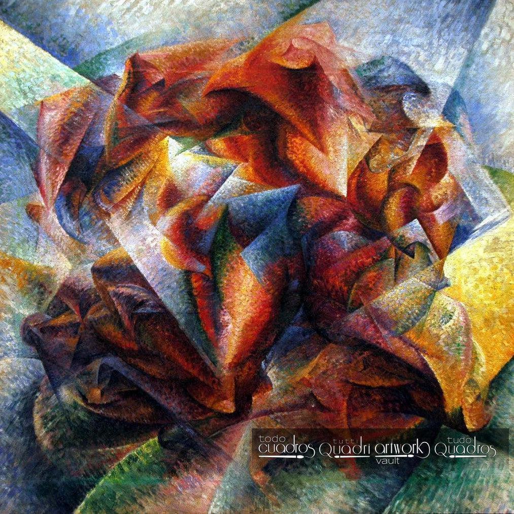 Dynamik eines Fußballspielers, Boccioni