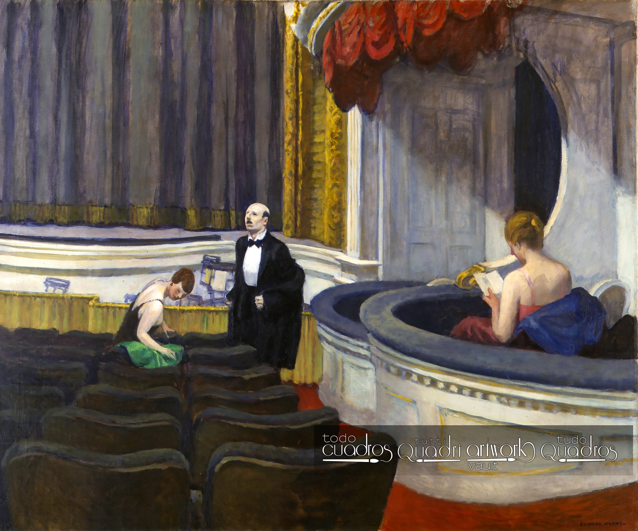 Zwei auf den Tribünen, Hopper