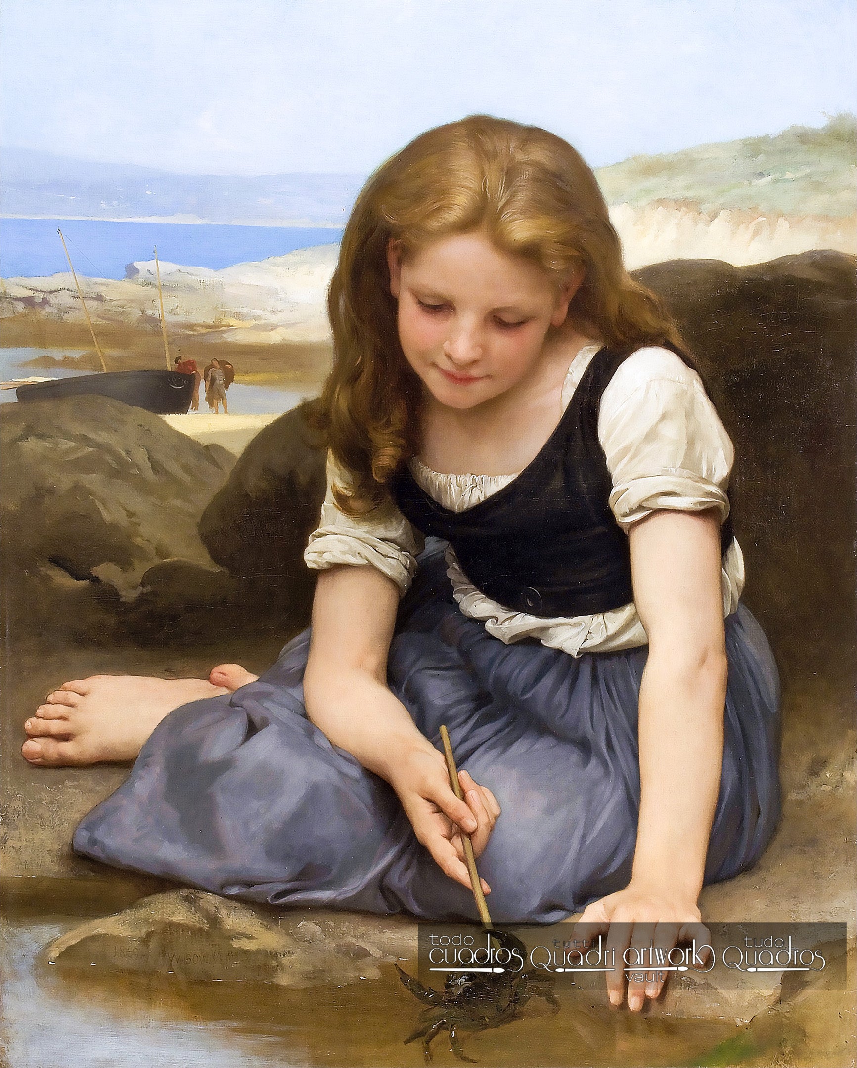 Die Krabbe, Bouguereau