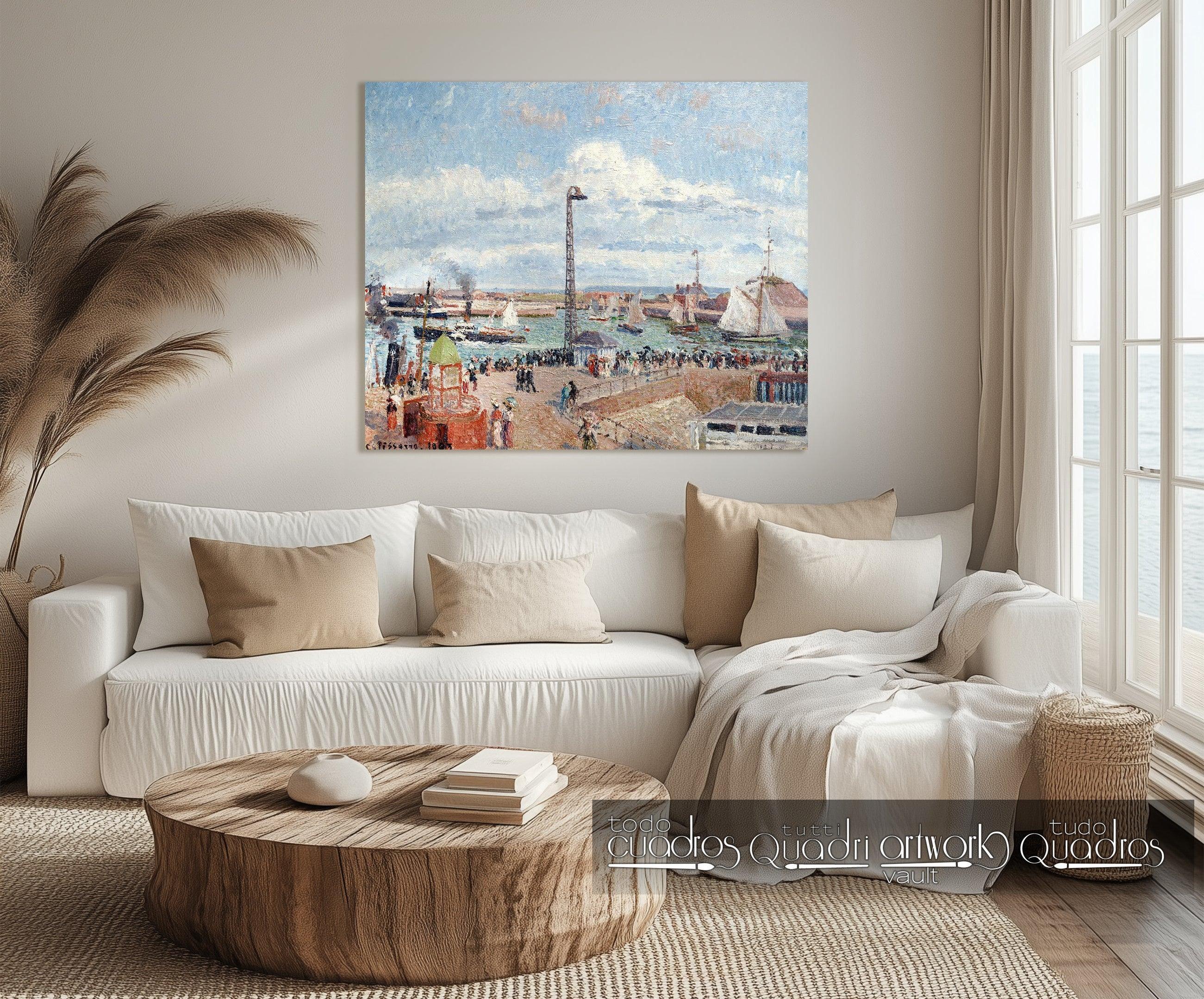 Der Lotsensteg in Le Havre, Pissarro