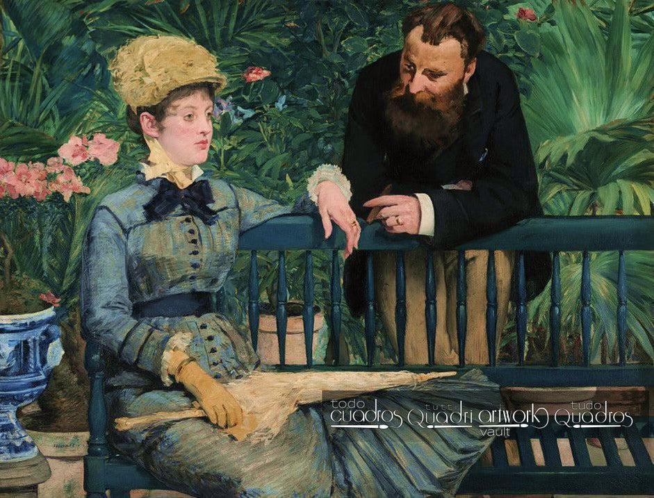 Im Wintergarten, Manet