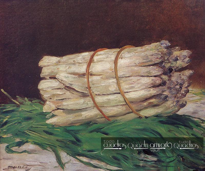 Spargelbündel, Manet