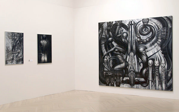 Muestra en hall del museo.