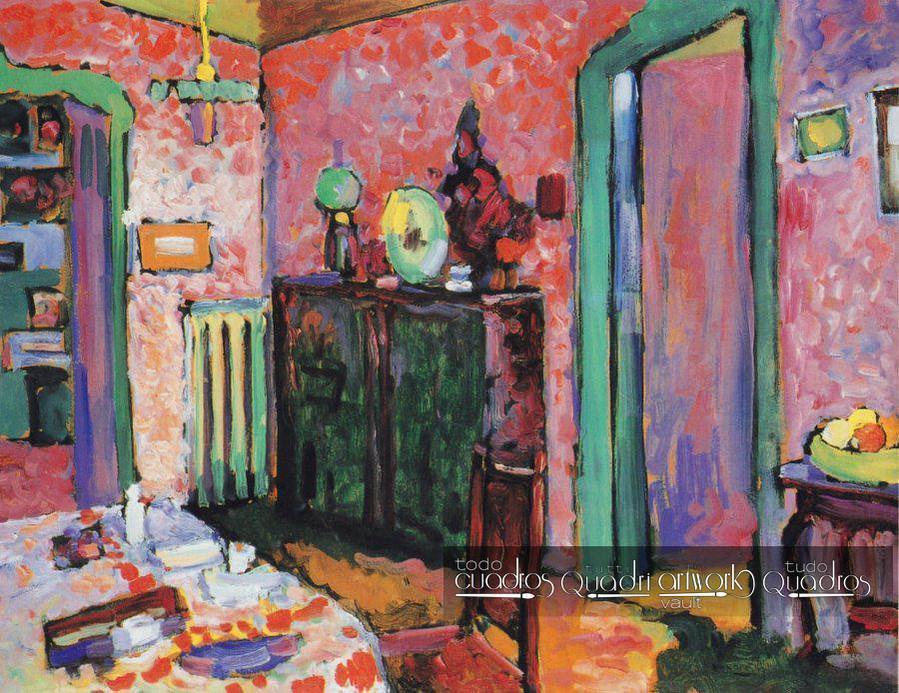Interieur (Mein Eßzimmer), Kandinsky
