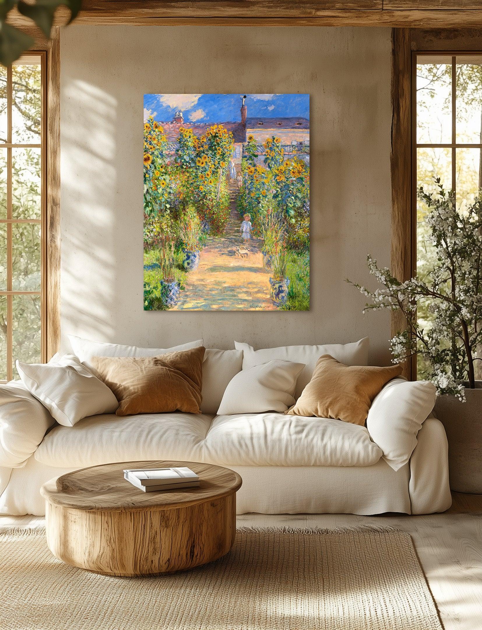 Der Garten des Künstlers in Vétheuil, Monet