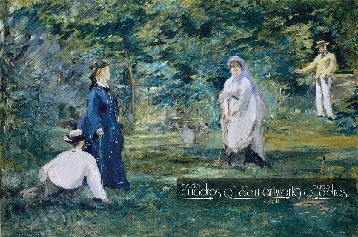 
Die Krocketpartie, Manet