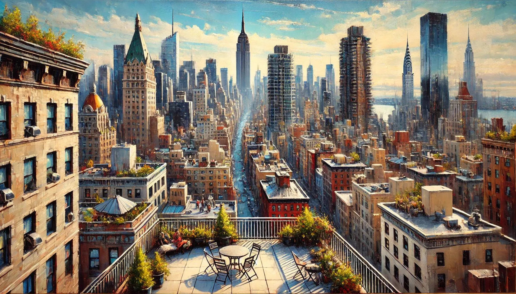 Die Dachterrasse