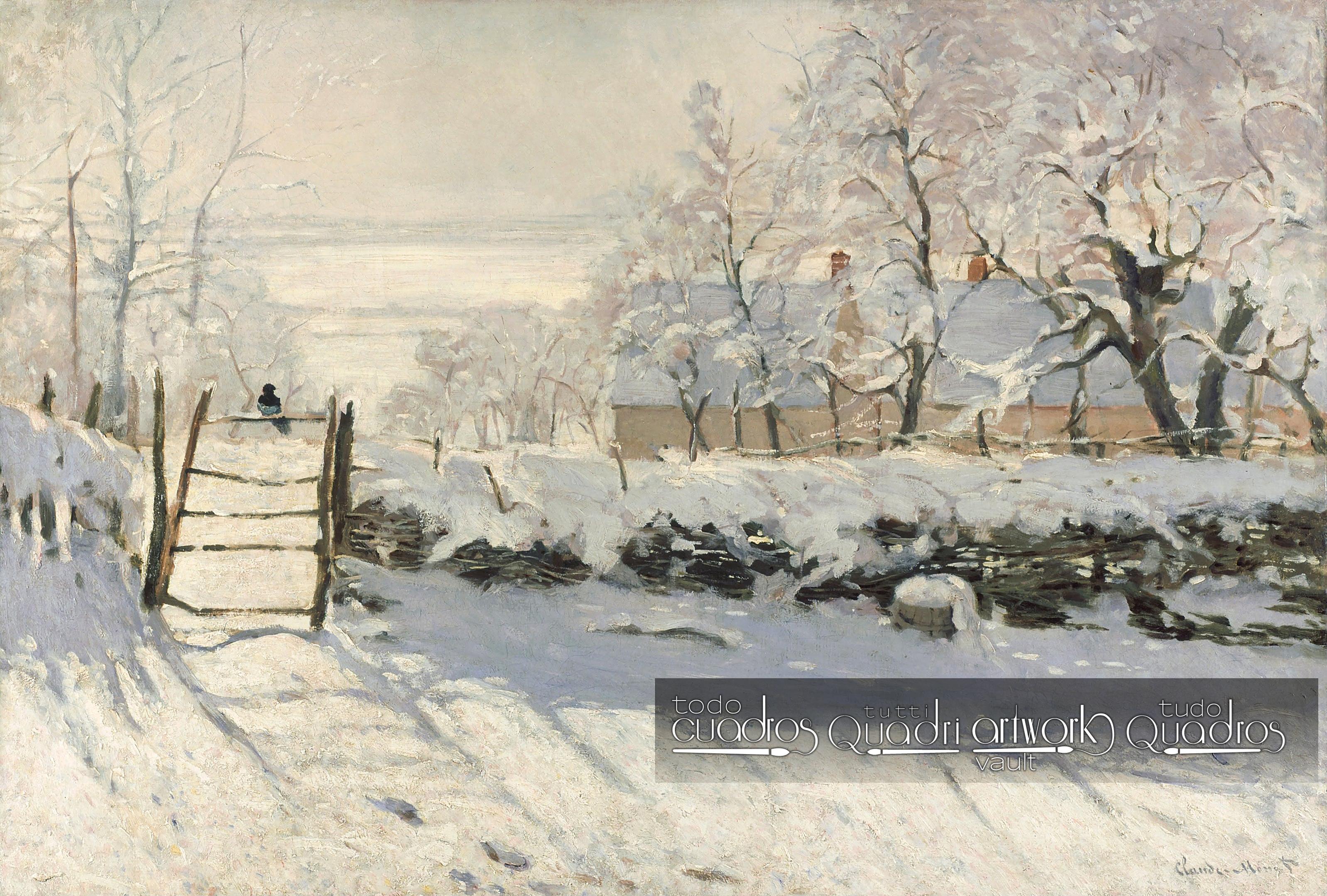 Die Elster, Monet