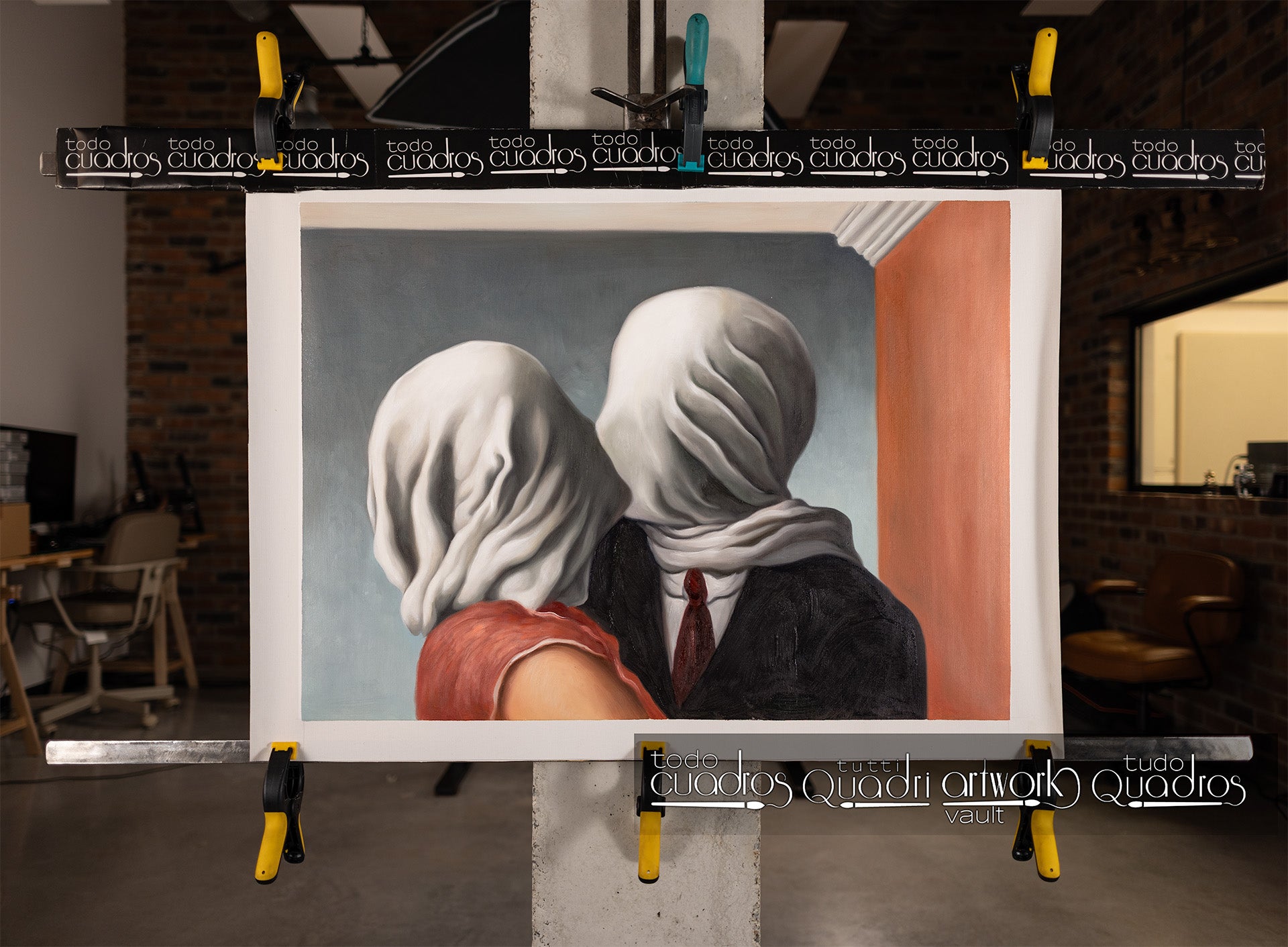 Die Liebenden, Magritte