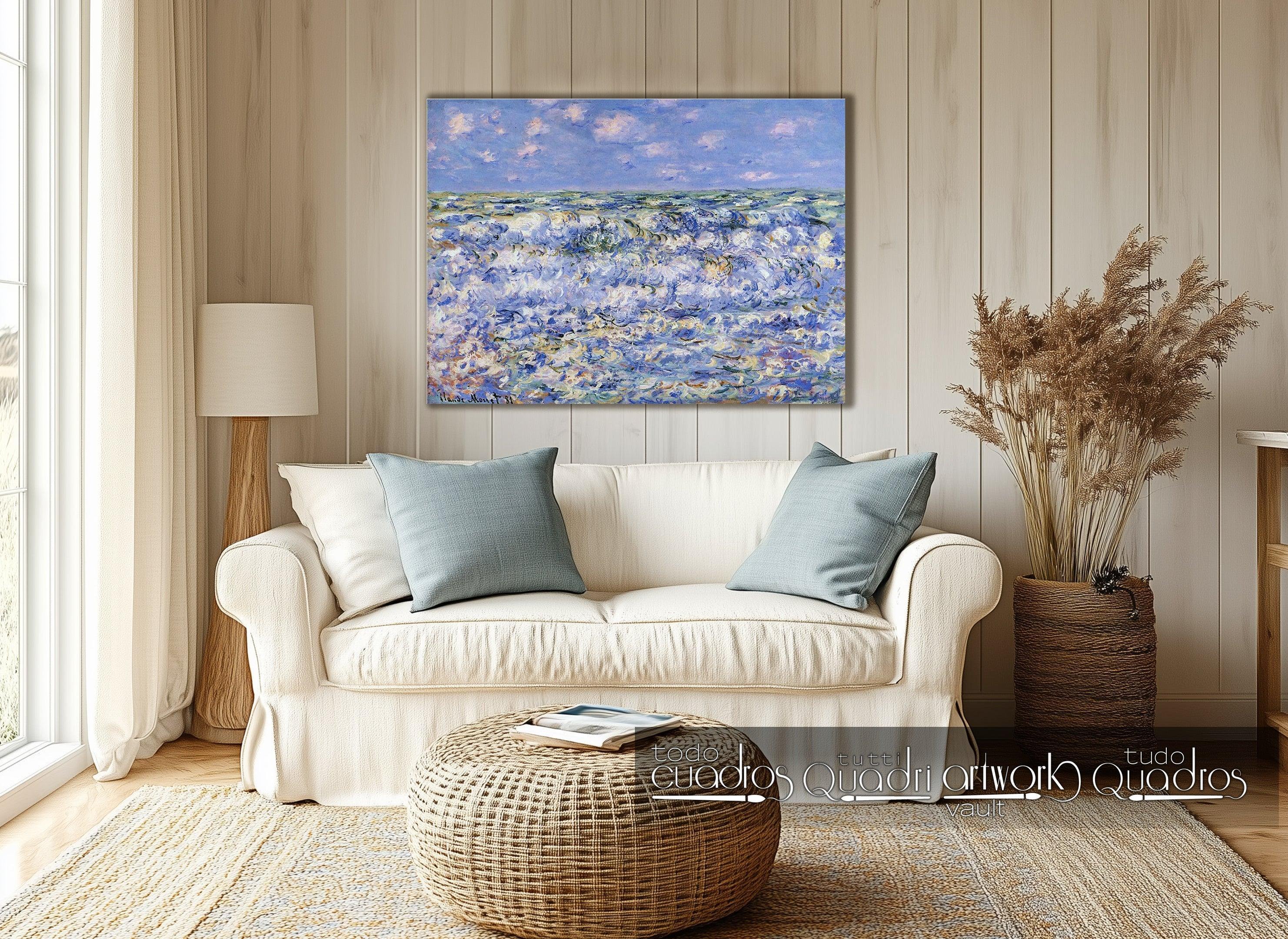 Brechende Wellen, Monet