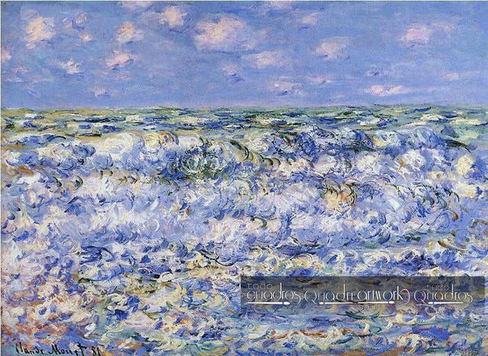Brechende Wellen, Monet