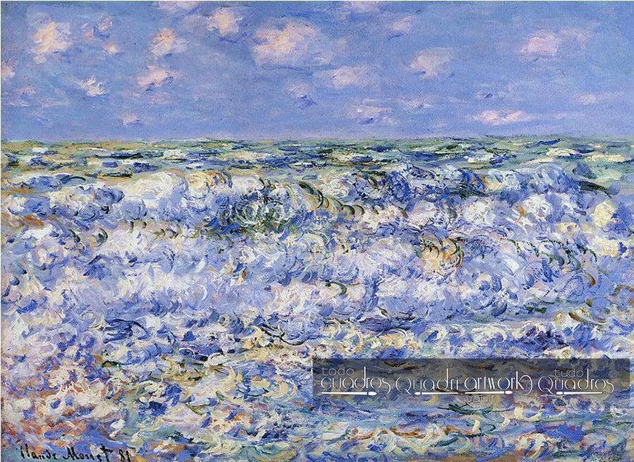Brechende Wellen, Monet