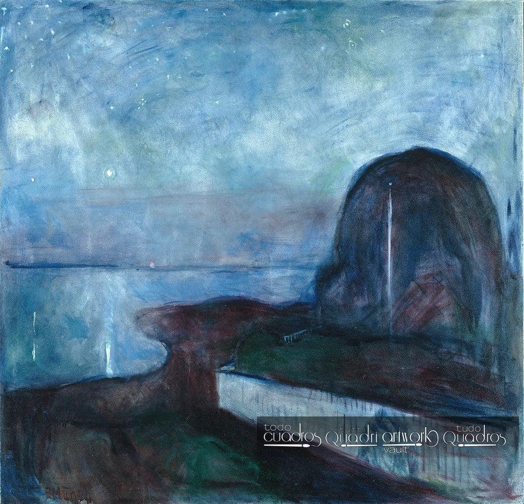 Sternennacht, Edvard Munch