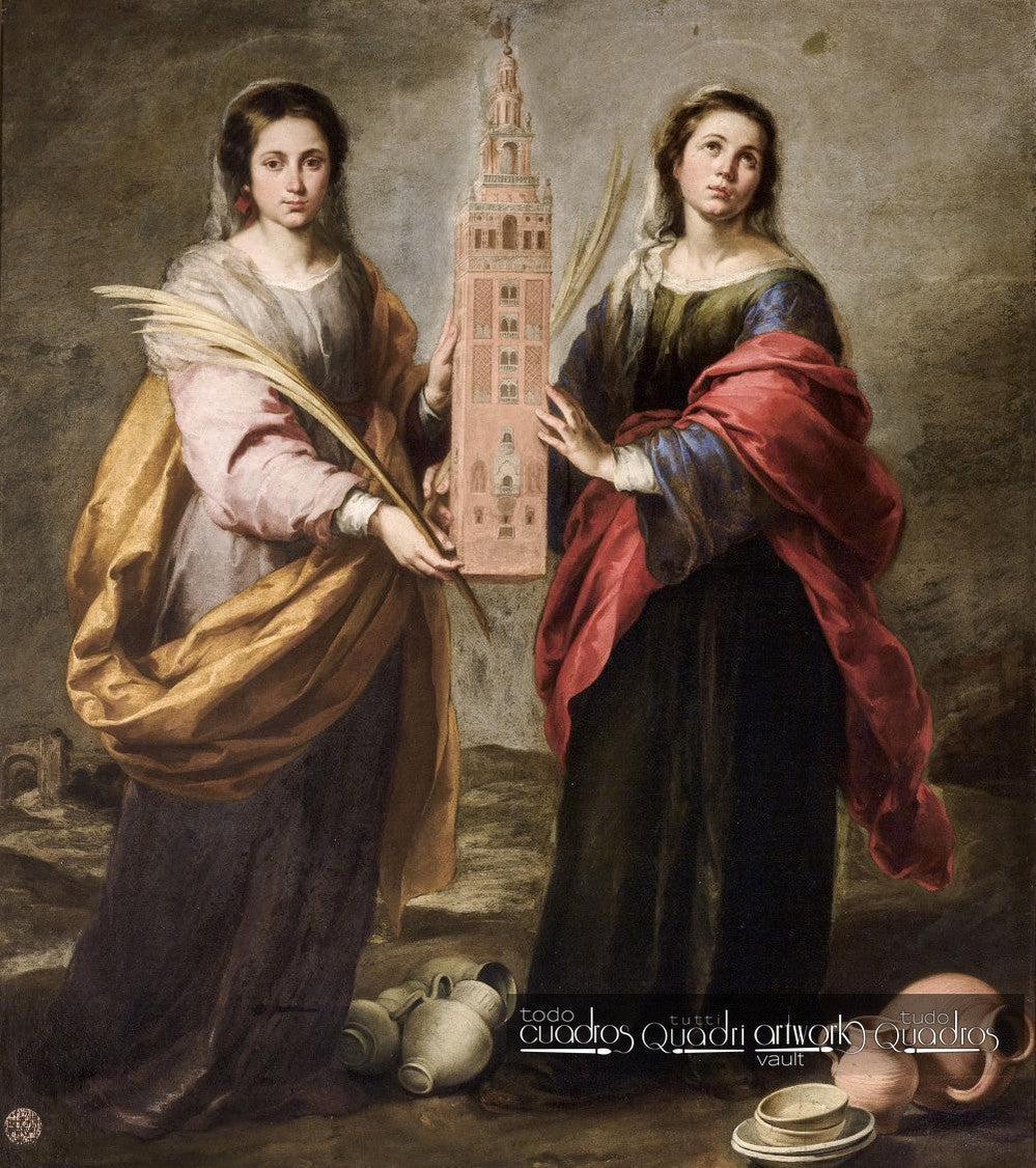 Die Heiligen Justa und Rufina, Murillo