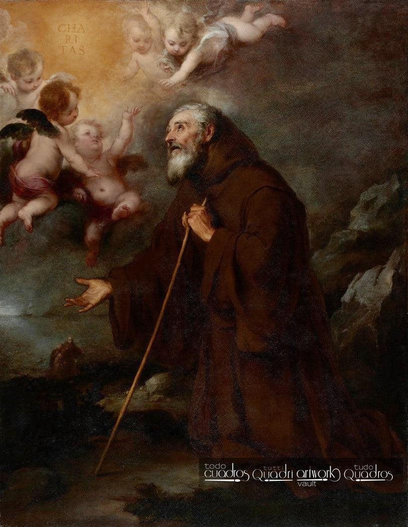 Die Vision des heiligen Franz von Paola, Murillo