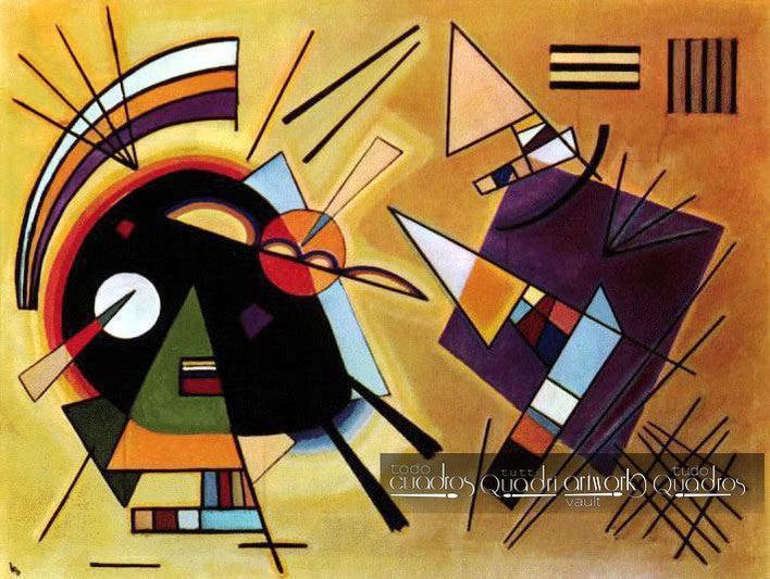 Schwarz und Violett, Kandinsky