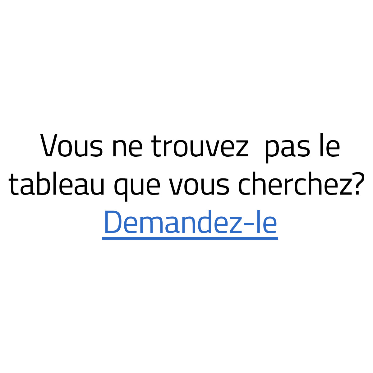 Tableau personnalisé