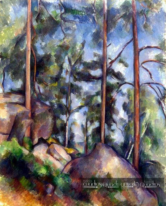 Kiefern und Felsen, Cézanne