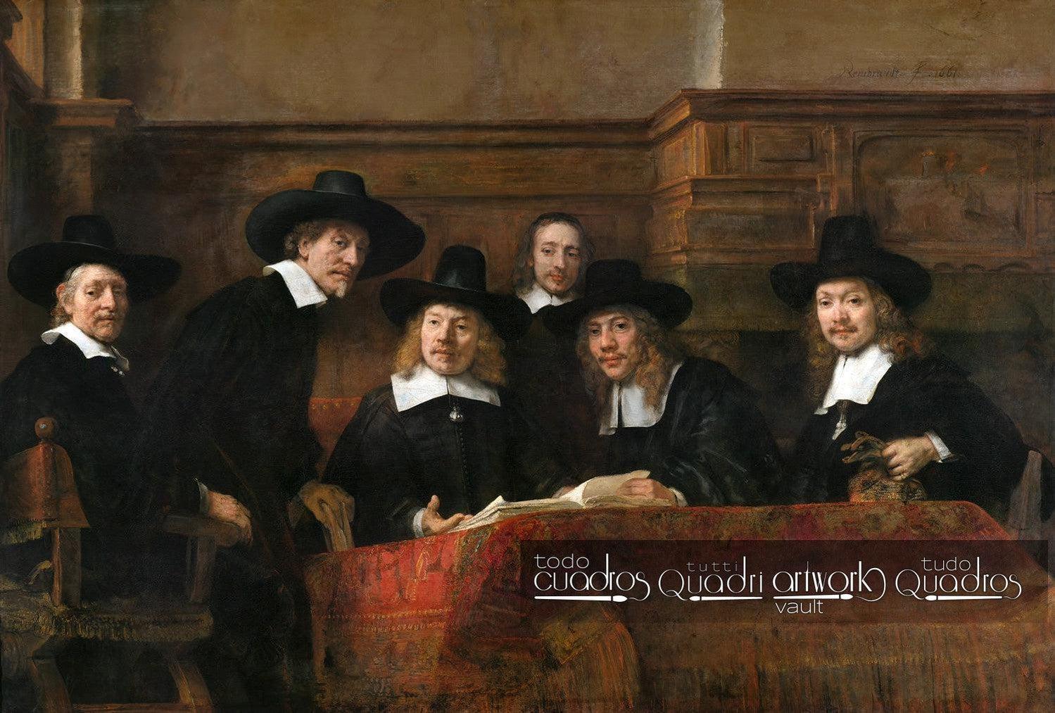 Die Vorsteher der Tuchmacherzunft, Rembrandt
