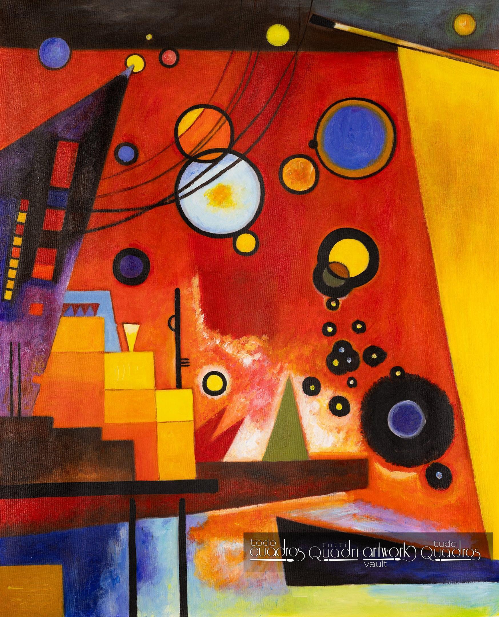 Schweres Rot, Kandinsky