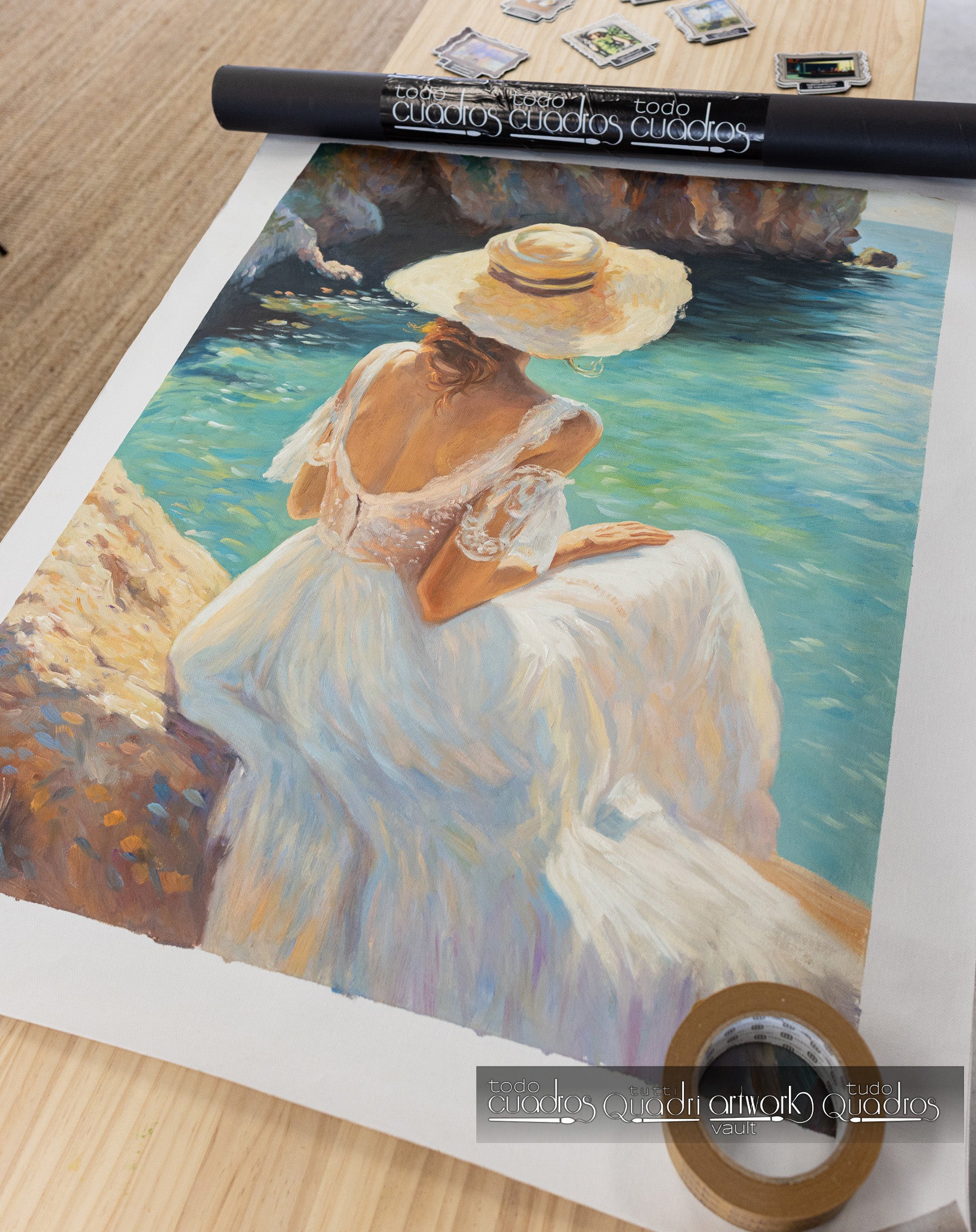 Spitzenbrise, im Stil von Sorolla