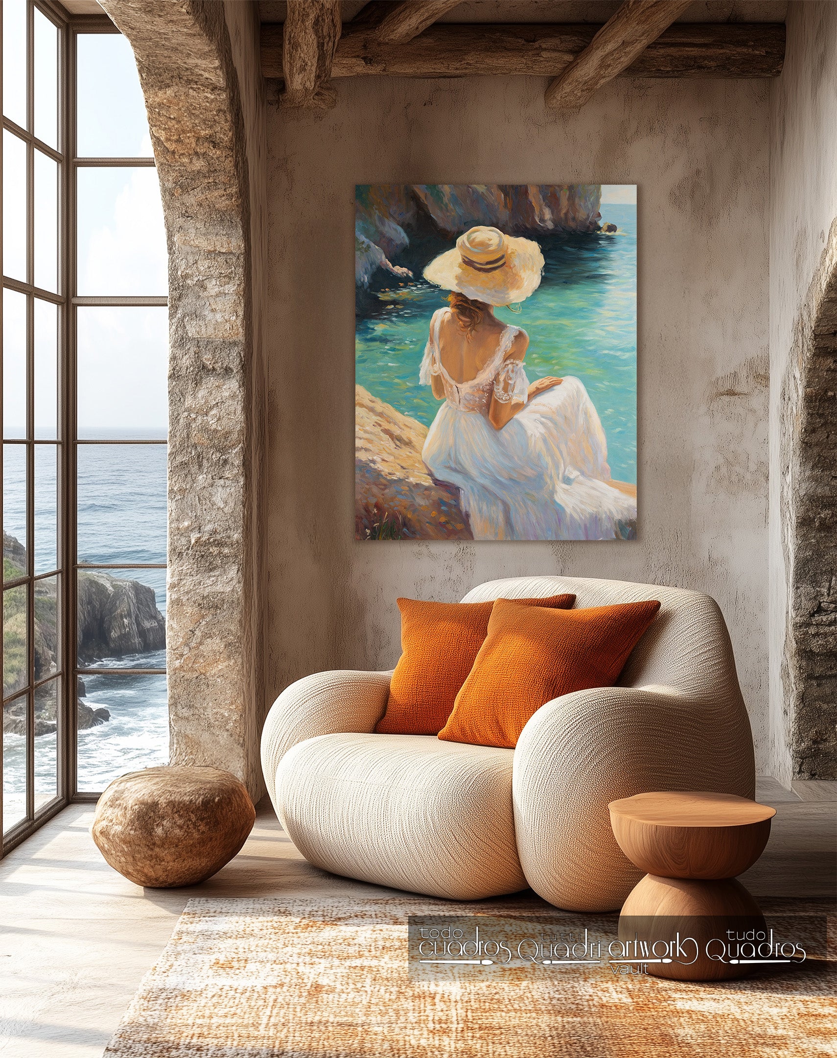 Spitzenbrise, im Stil von Sorolla