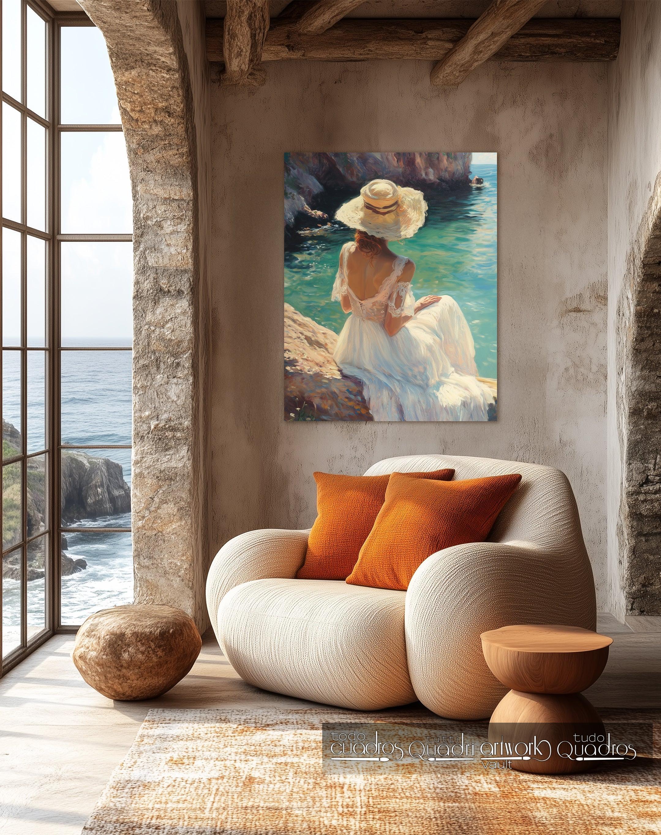 Spitzenbrise, im Stil von Sorolla