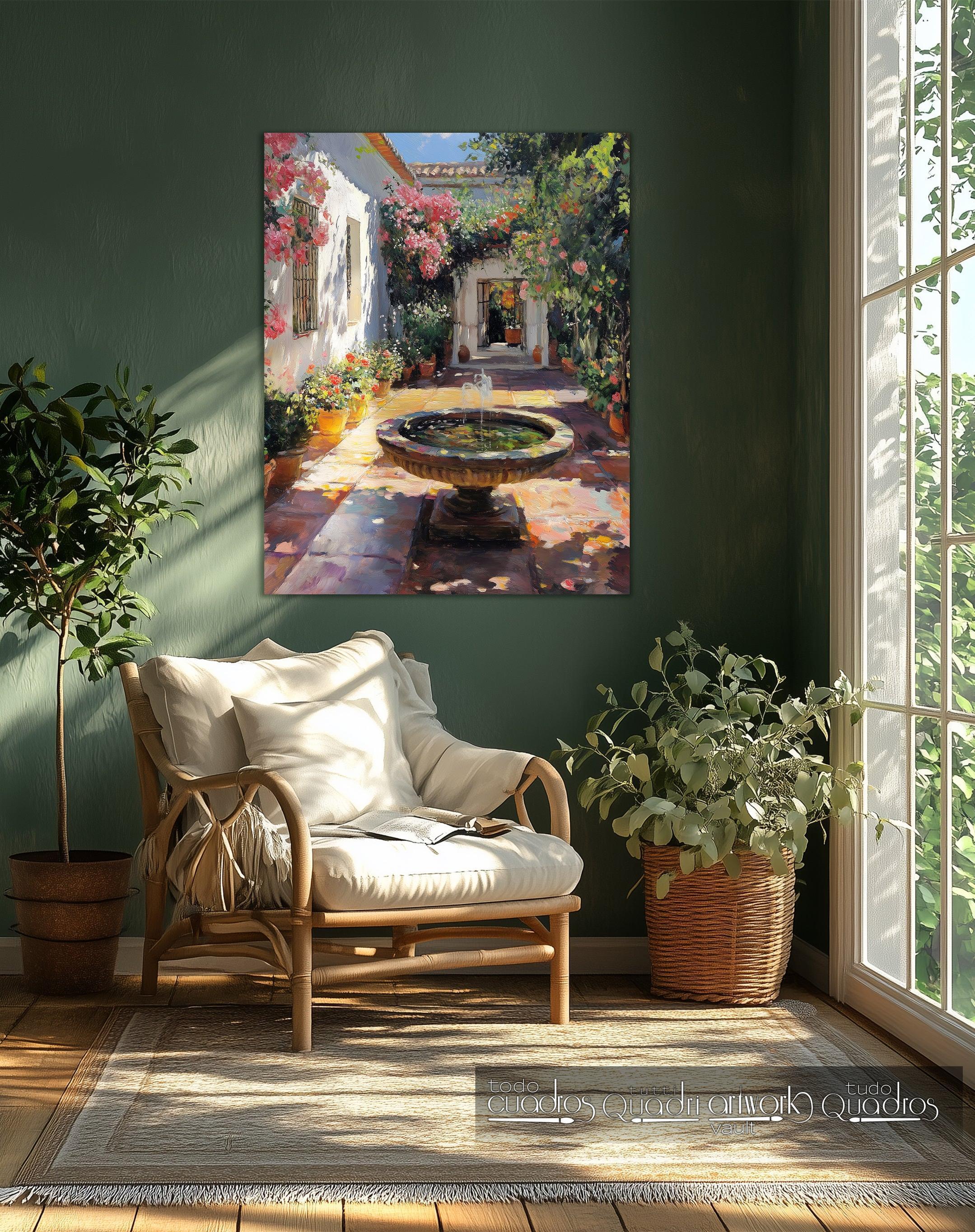 Eine andalusische Ecke, im Stil von Sorolla