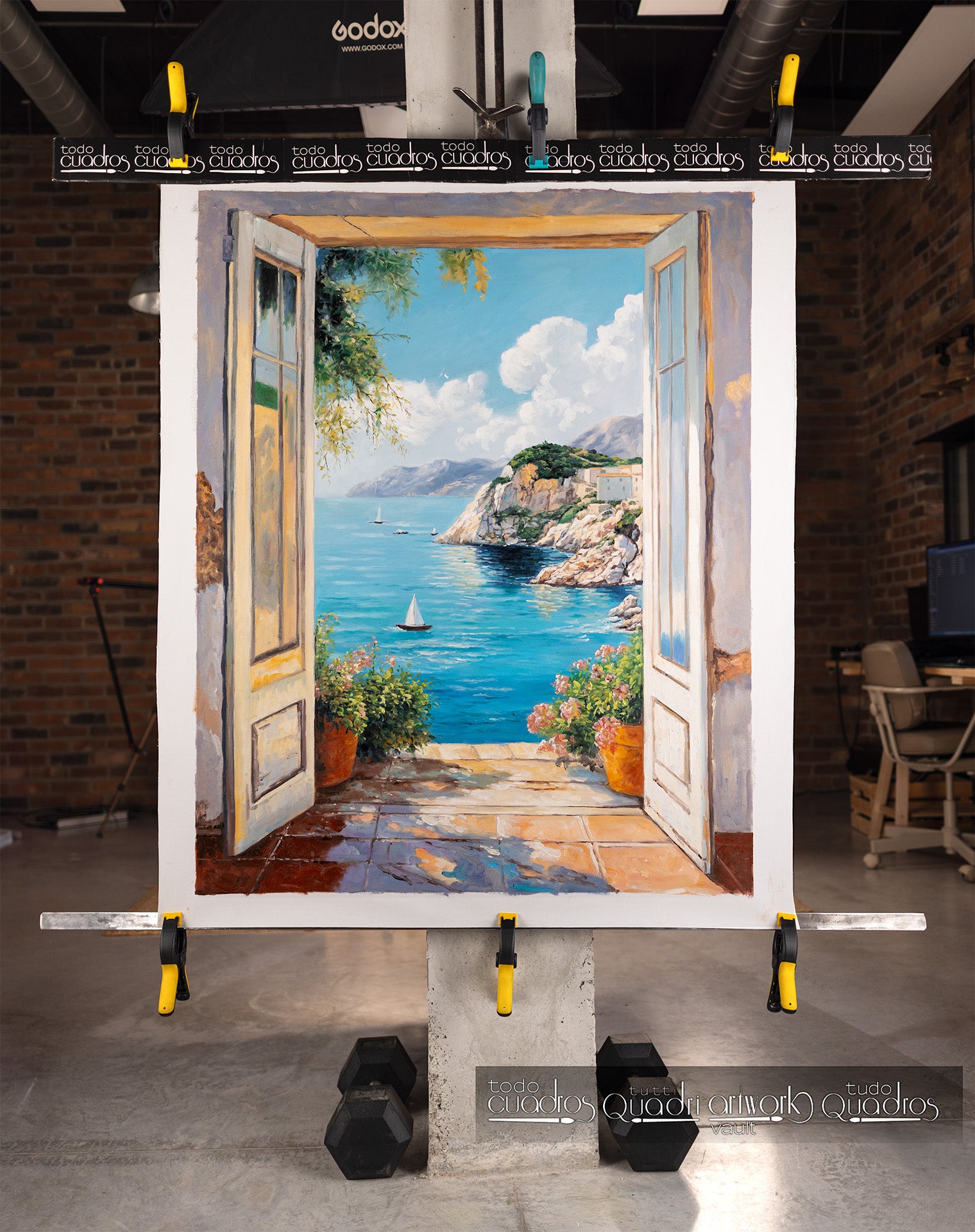 Tor zum Mittelmeer, im Stil von Sorolla