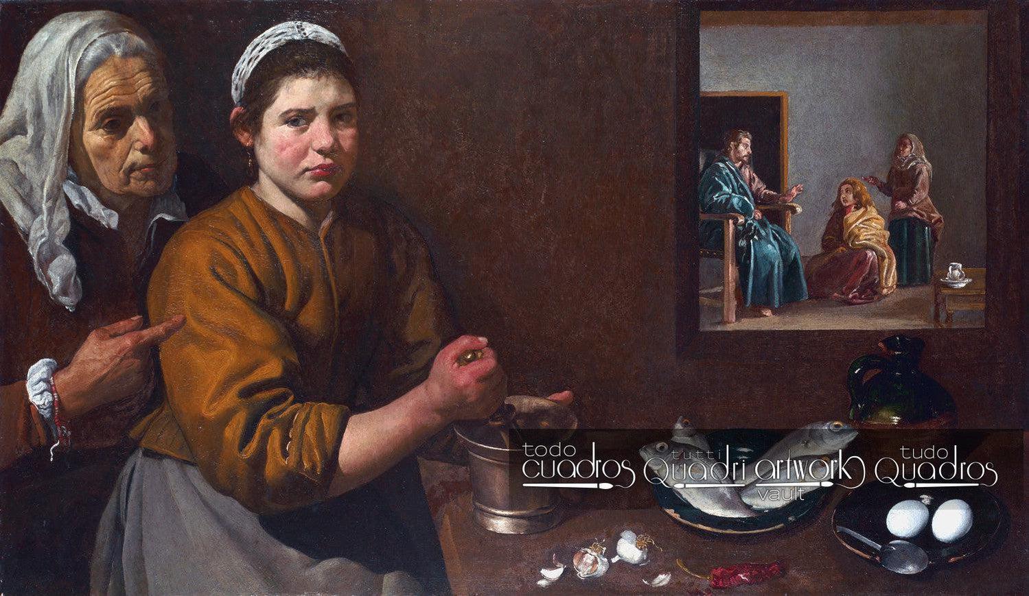 Christus im Hause von Maria und Martha, Velázquez