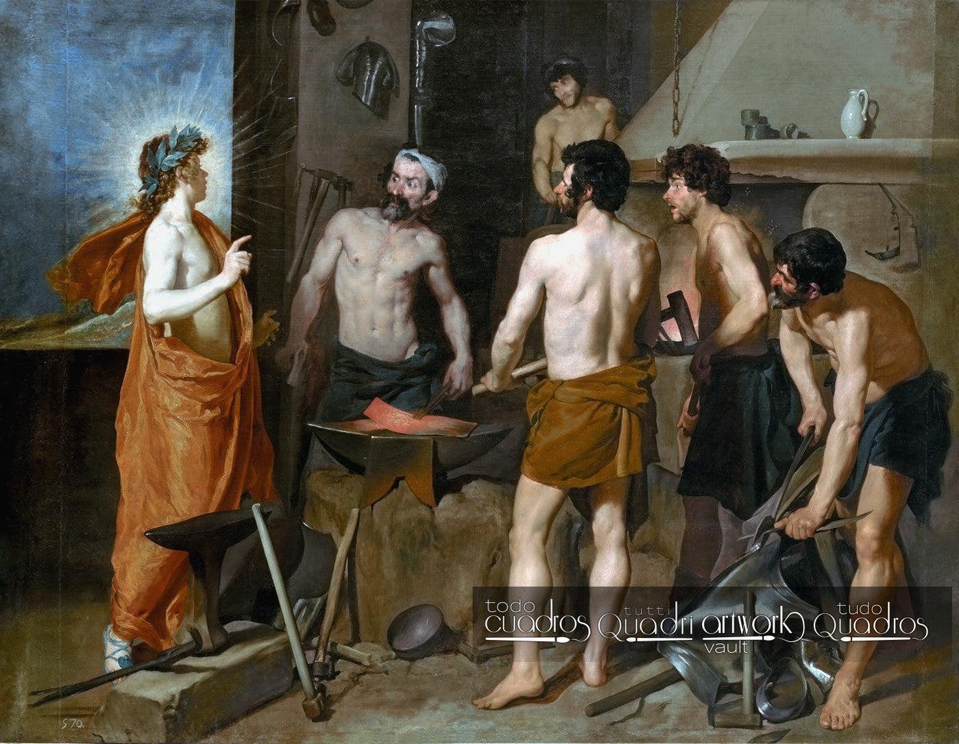 Die Schmiede des Vulkan, Velázquez